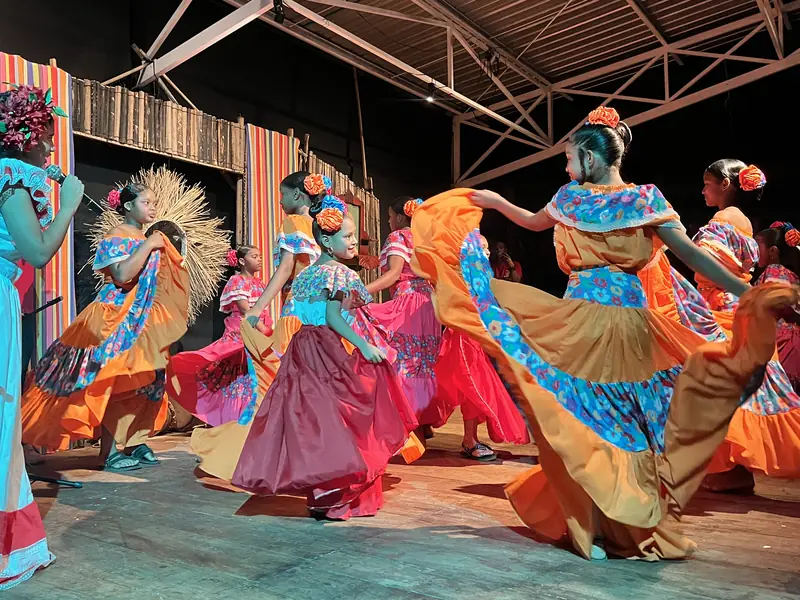 Groups dancing together at the second edition, 2026.